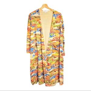 LuLaRoe multicolor Sarah long cardigan duster